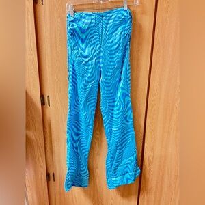 Zara vintage Blue and Green Striped Pants and top. Great condition.